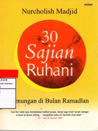 30 Sajian Ruhani Renungan di bulan Ramadlan