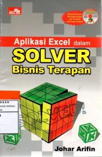 Aplikasi excel dalam solver bisnis terapan