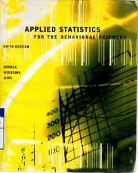 Applied statistics for the behavioral sciences
