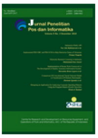 Jurnal penelitian pos dan informatika (Jurnal vol. 8, no. 2, tahun 2018)