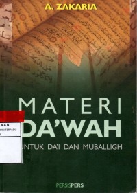 Materi da'wah untuk da'i dan mubaligh