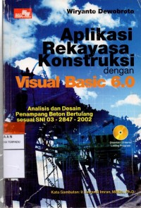 Aplikasi rekayasa kosntruksi dengan visual basic 6.0