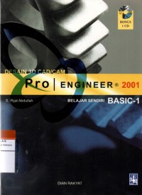 Desain 3d dengan pro/engineer 2001 : basic 1