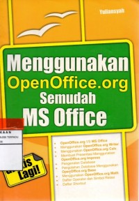 Menggunakan OpenOffice.org Semudah MS Office