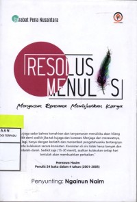 Resolusi menulis