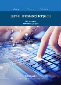 Jurnal teknologi terpadu : journal of integrated technology [Vol. 7 No. 2 Desember 2021]