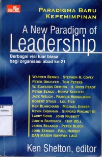 Image of A new paradigm of leadership : paradigma baru kepemimpinan