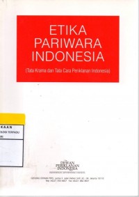 Etika pariwara indonesia