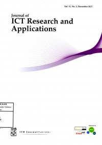 Journal of ICT Research and Applications (Jurnal vol. 11, no. 3, tahun 2017)