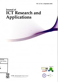 Journal of ICT Research and Applications (Jurnal vol. 12, no. 2, tahun 2018)
