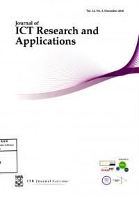 Journal of ICT Research and Applications (Jurnal vol. 12, no. 3, tahun 2018)