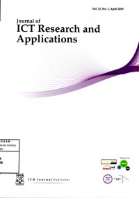Journal of ICT Research and Applications (Jurnal vol. 13, no. 1, tahun 2019)