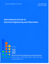 Image of International Journal on Electrical Engineering and Informatics (Jurnal vol. 8, no. 3, tahun 2016)