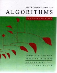 Image of Introduction to algorithms