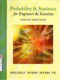 Probability and statistics : for engineers and scientist