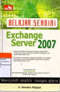 Belajar sendiri exchange server 2007