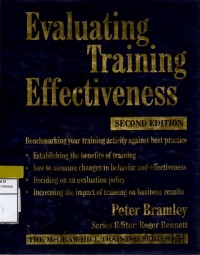 Evaluating training effectiveness