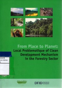 From place to planet : local problematique of clean development mechanism in the foresty sector