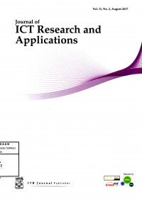 Journal of ICT Research and Applications (Jurnal vol. 11, no. 2, tahun 2017)