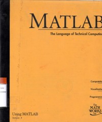 Matlab the languange of technical computing