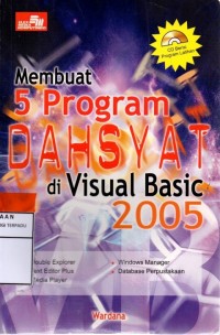 Image of Membuat 5 program dahsyat di visual basic 2005