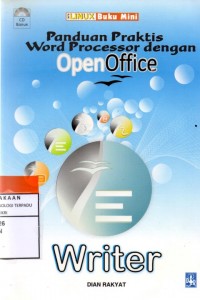 Panduan praktis word processor dengan open office writer