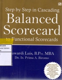 Step by step in casading balanced scorecard to functional scorecards
